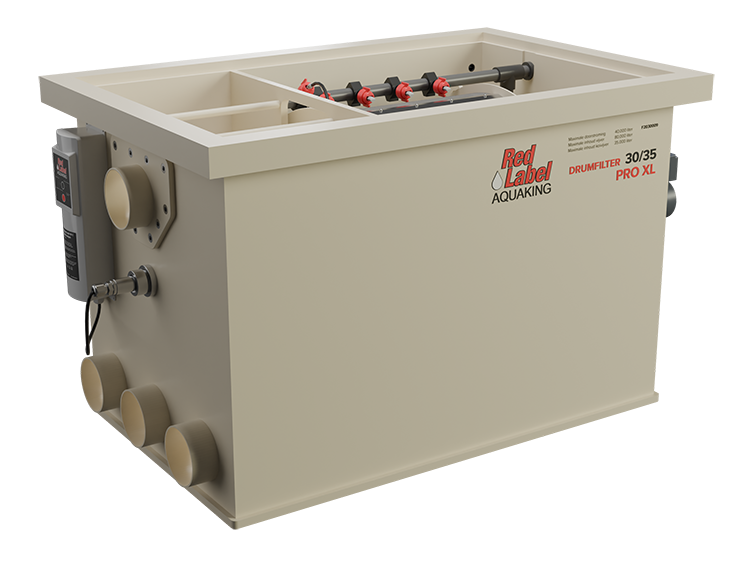 Red Label AquaKing PRO Drum 30/35 XL trommelfilter, productaanzicht