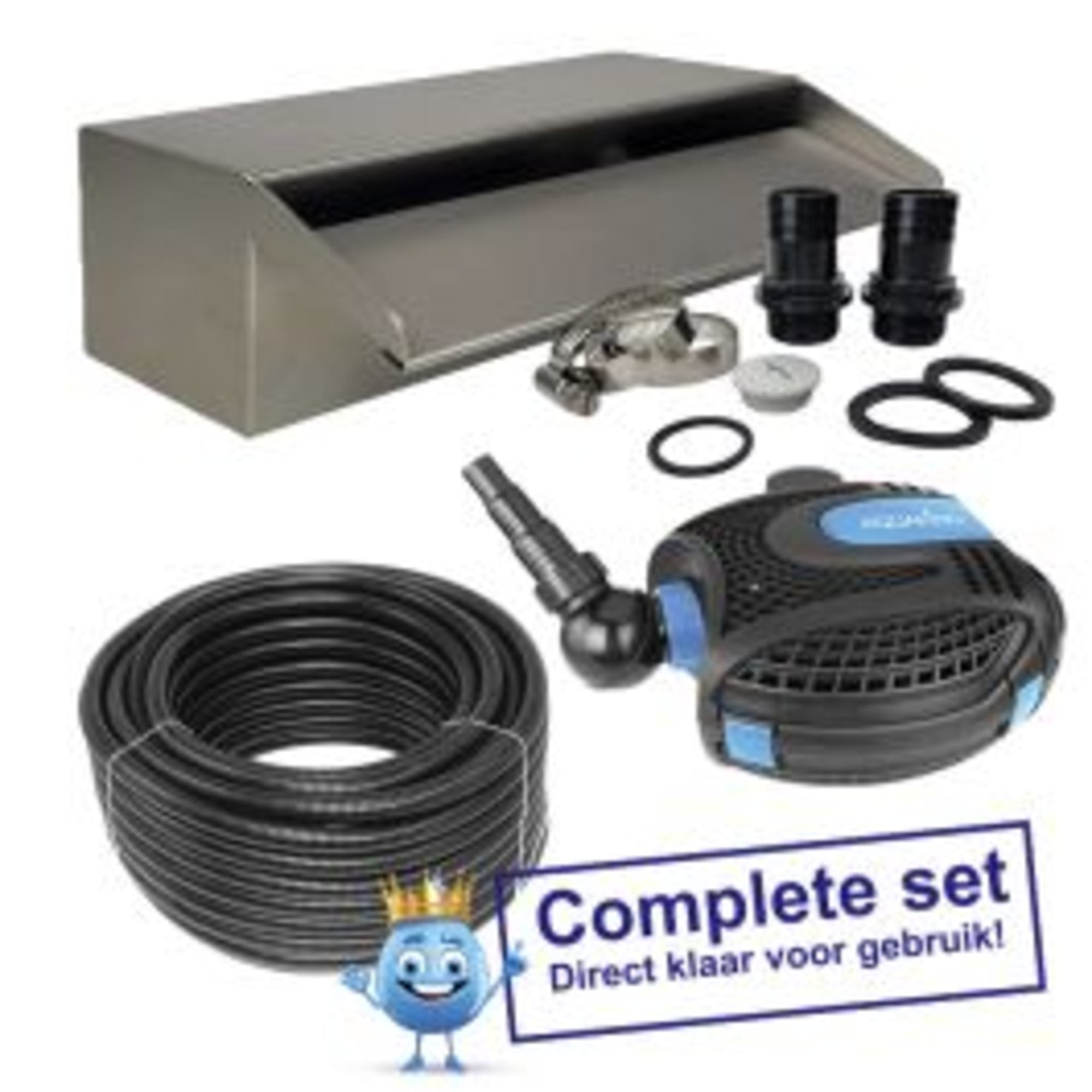 Aquaking RVS Waterval 100 cm