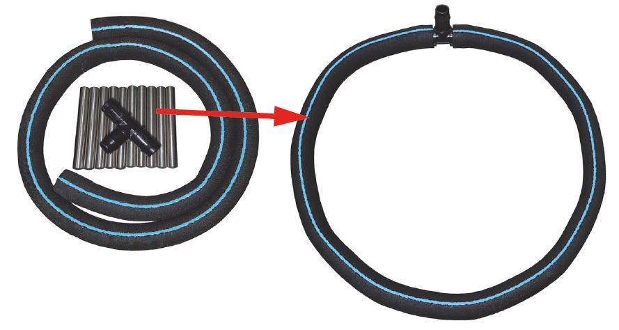 Staafbeluchter 50cm 19mm tule