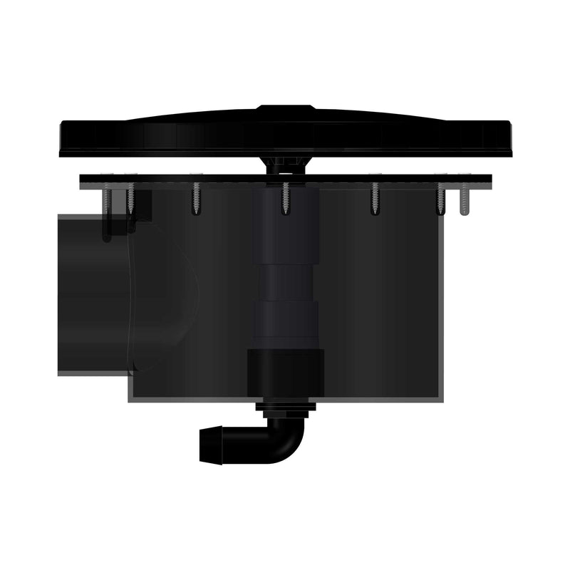 Aquaforte Bodemdrain 110mm met Beluchting - Zwaar Model - SC285 A e269, detailaanzicht BODEMAFVOEREN
