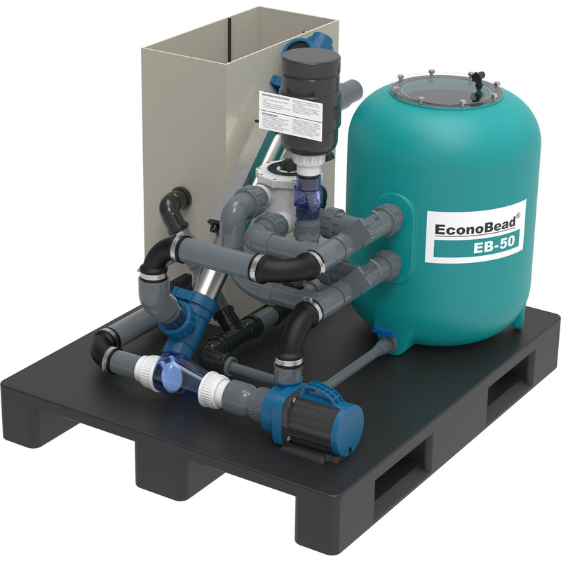AquaForte EB50 Beadfilter Plug & Play Compleet Filtersysteem, PLUG & PLAY FILTERSYSTEMEN bij Vijvercentrum