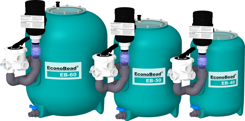 EconoBead filter EB50 — detailaanzicht Beadfilter