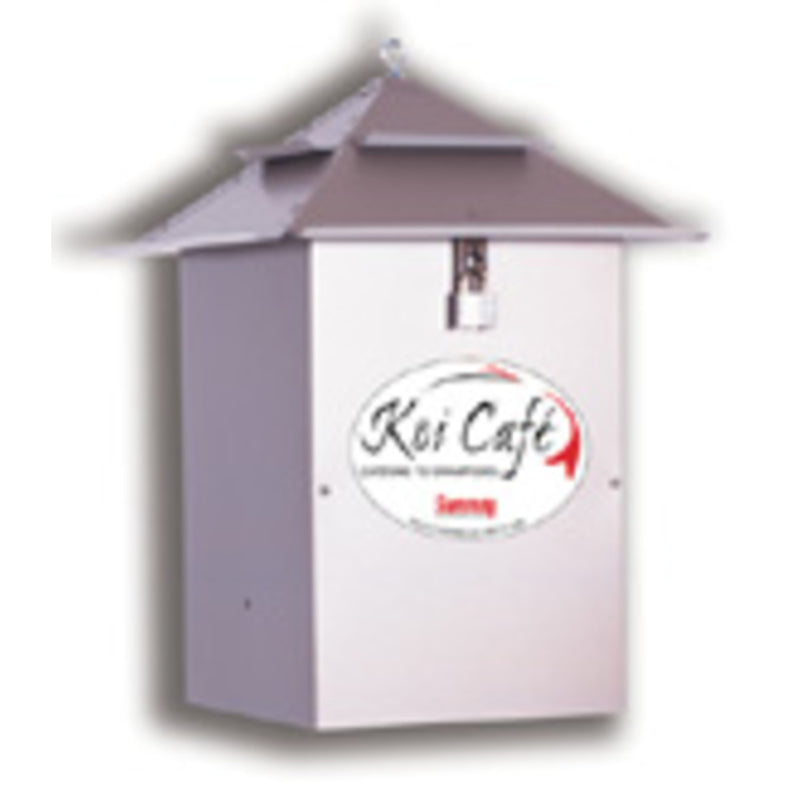 Koi Café Voerautomaat Metallic, VOERAUTOMATEN bij Vijvercentrum