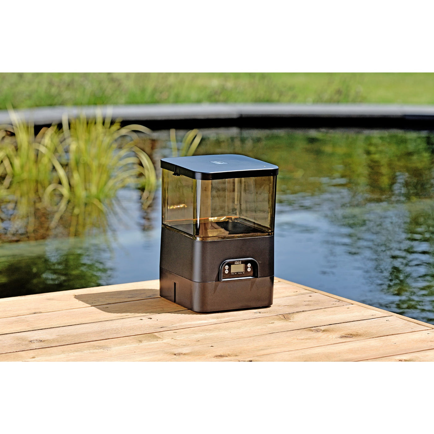 AquaForte Fish Feeder 8 liter - Voerautomaat met zonnepaneel en accu - SK670 83ee