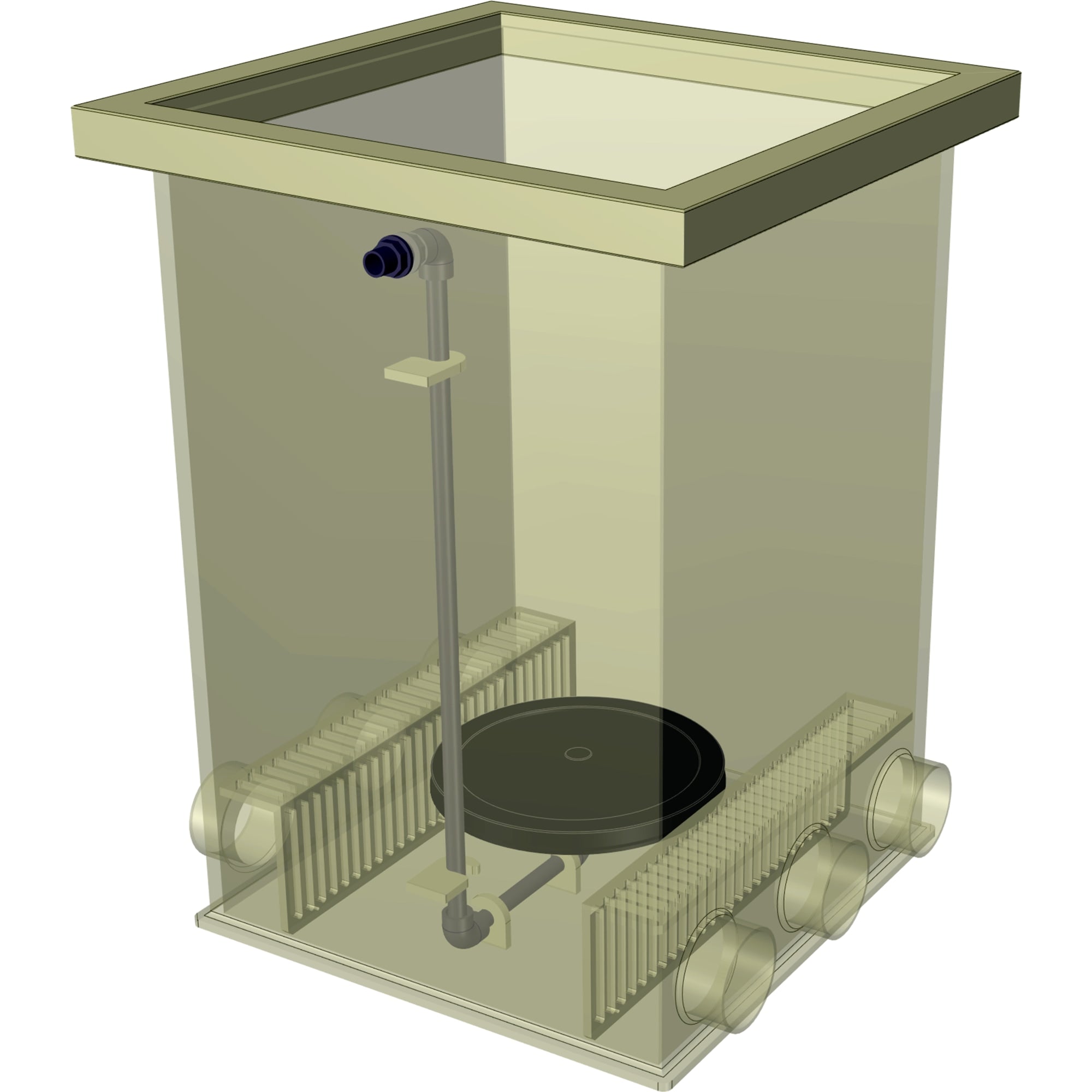 AquaForte Prime Biokamer BK60 - Trommelfilter met biokamer