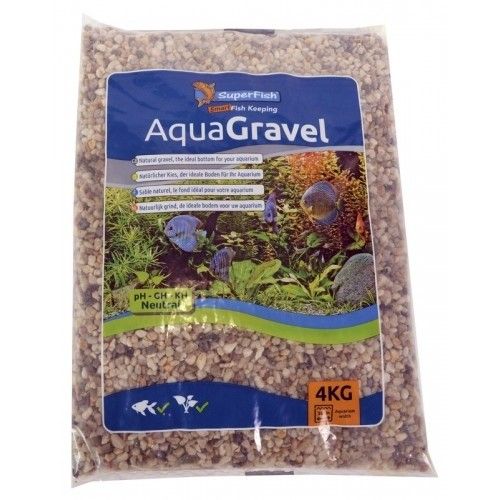 SuperFish AquaGravel Rose 3-6 mm 4 kg aquariumgrind, Aquariumbodem bij Vijvercentrum