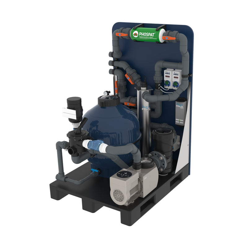 AquaForte Plug & Swim Biopool Filtersysteem Type 4 - Compleet op Pallet, PLUG & PLAY FILTERSYSTEMEN bij Vijvercentrum