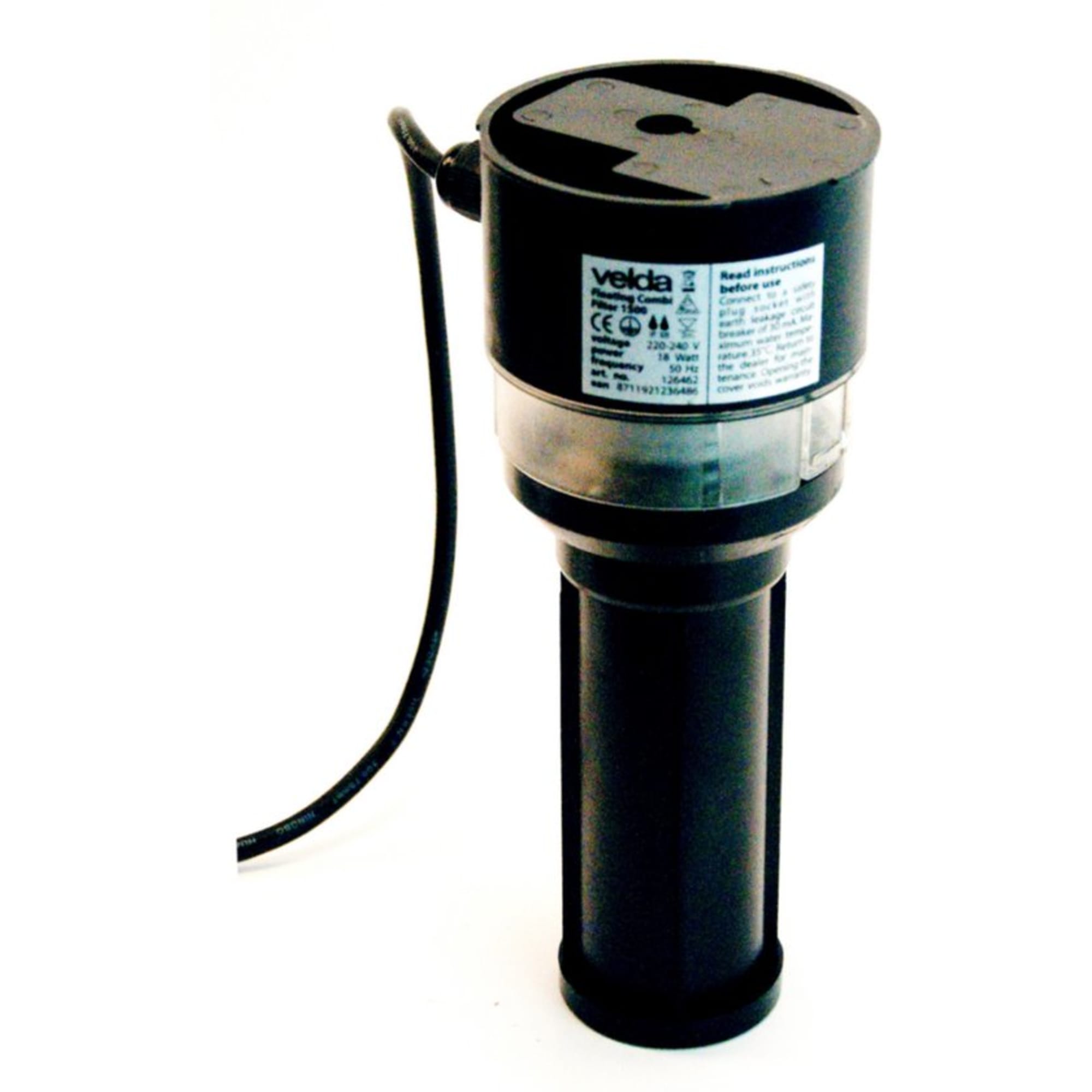 Velda Trafo + pomp 9 Watt voor Floating Combi Filter 1500 - productfoto